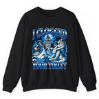 I Clogged Your Toilet Wolves Crewneck Sweatshirt - Black