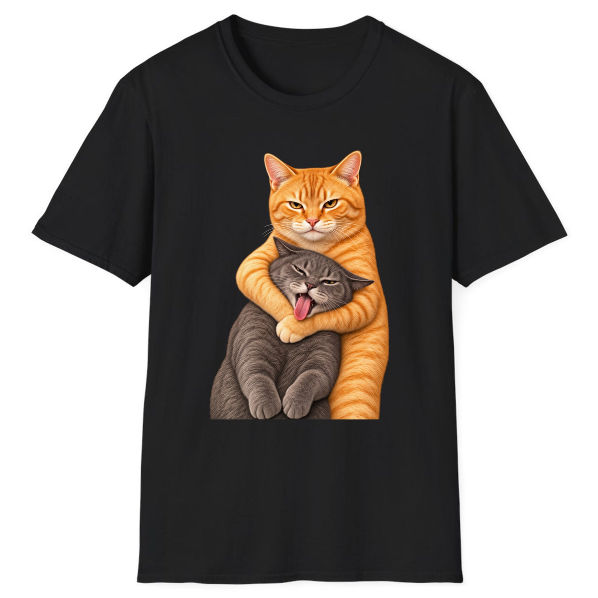 The Big Tabby Hug Classic Tee - Black