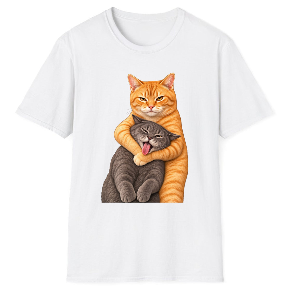 The Big Tabby Hug Classic Tee - White