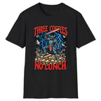 Three Coffees No Lunch Battle Knight Classic Tee - Black