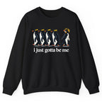 I Just Gotta Be Me Penguin Crewneck Sweatshirt - Black
