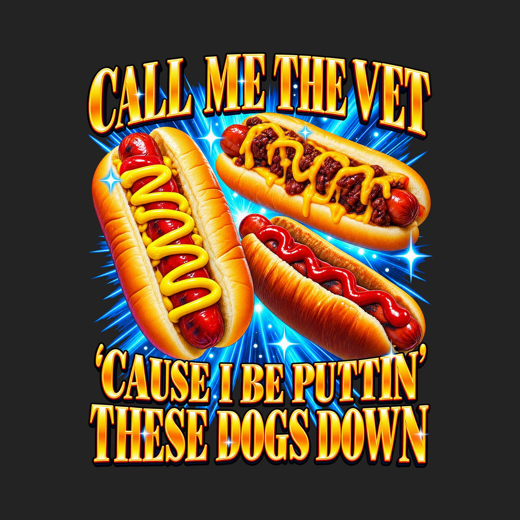 Call Me The Vet Hot Dog Pun