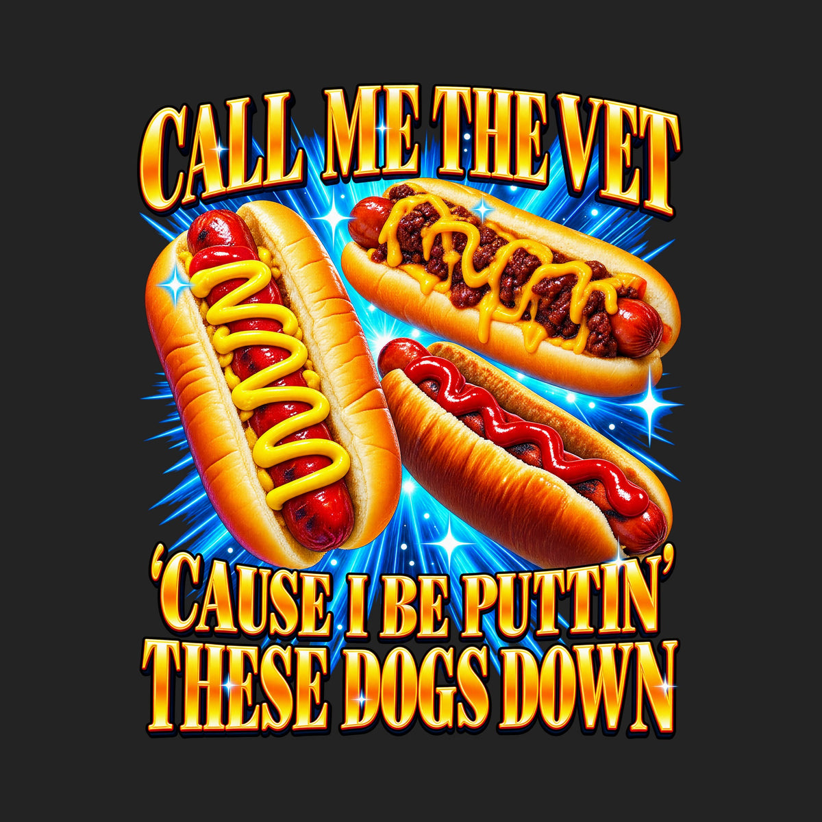 Call Me The Vet Hot Dog Pun