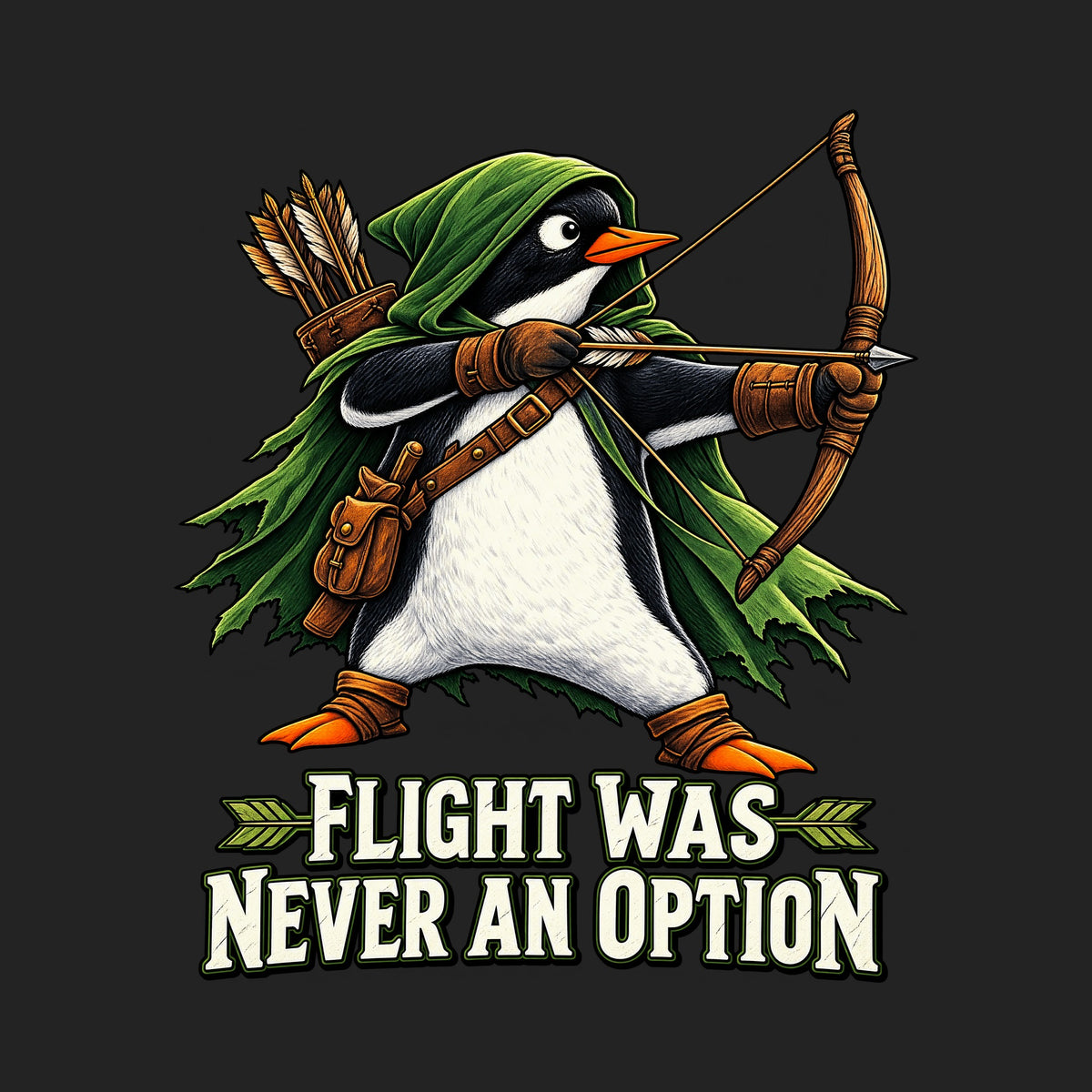 Flight Was Never An Option Penguin Archer