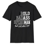 Bold Badass Superhuman Classic Tee - Black