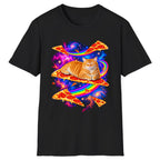 Cosmic Pizza Cat Classic Tee - Black