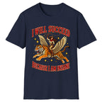 I Will Succeed Because I Am Insane Cowgirl Tiger Classic Tee - Navy