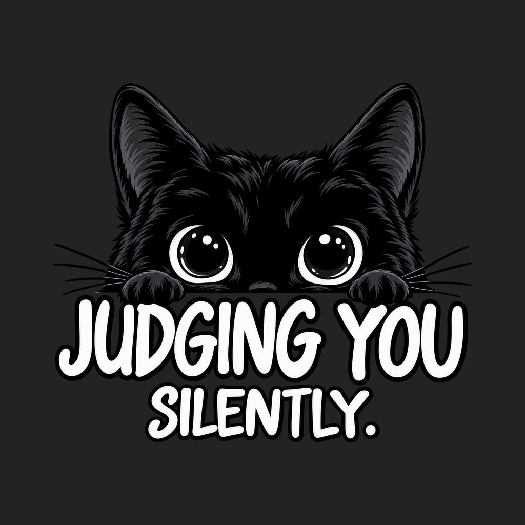 Judging You Silently Cat