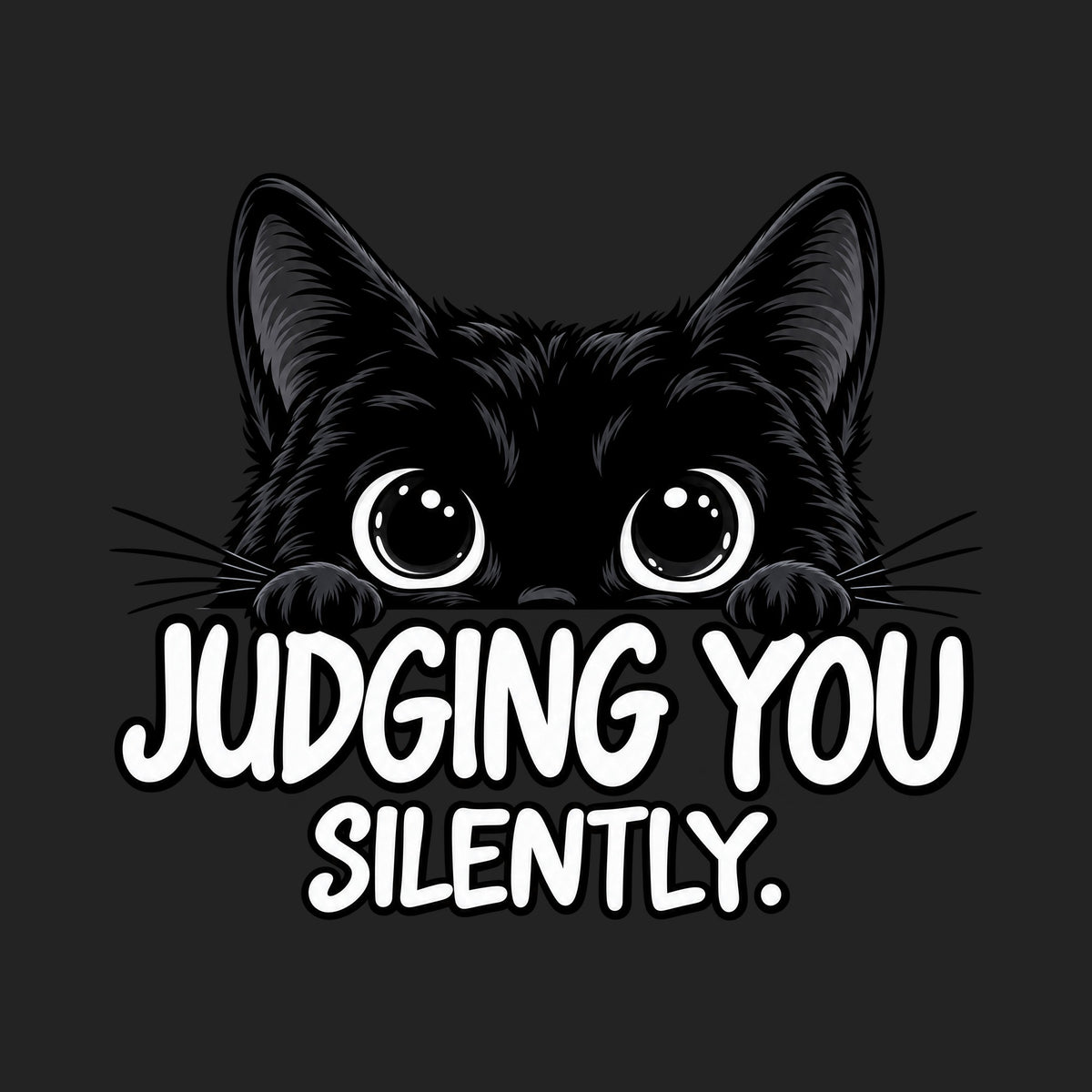 Judging You Silently Cat
