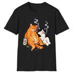 Smokin' Cat Beer Buddies Classic Tee - Black