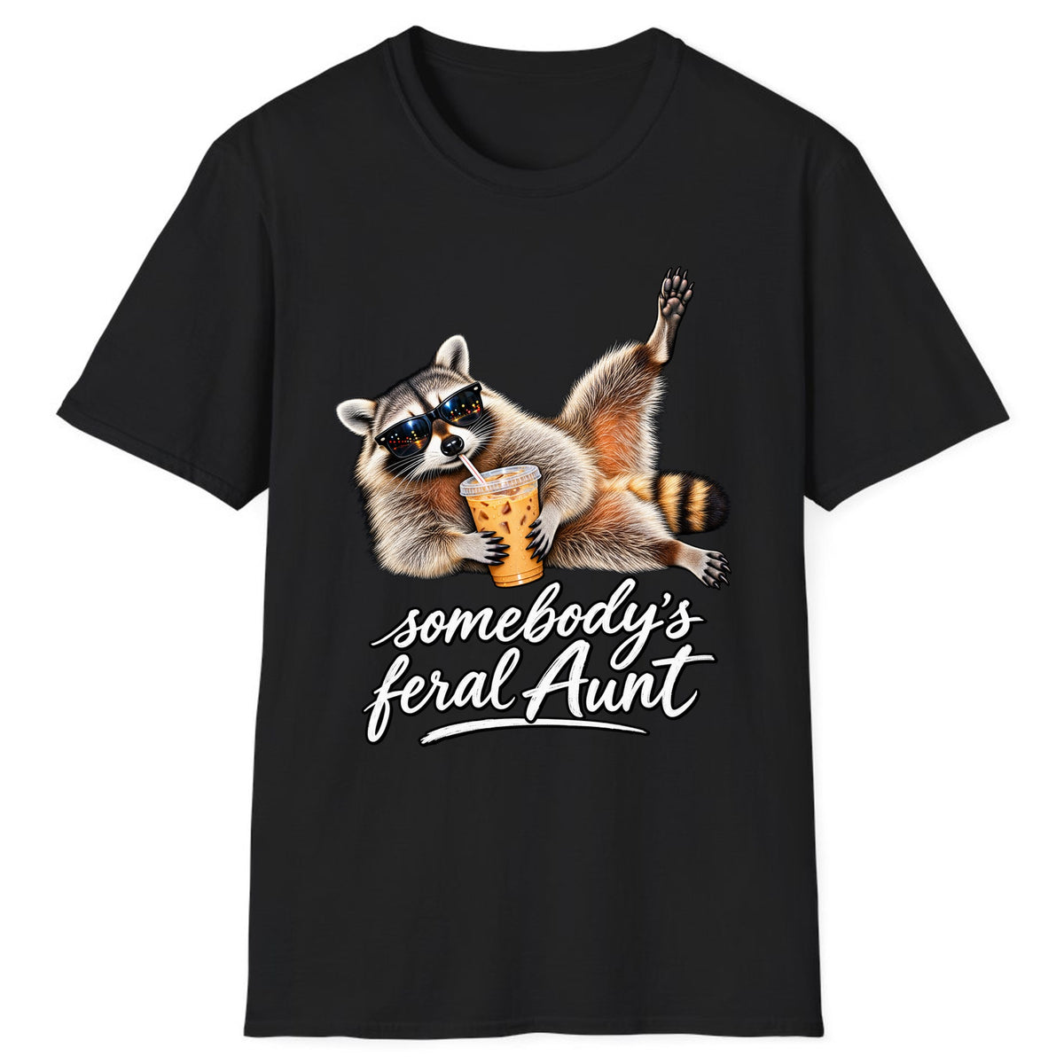 Somebody's Feral Aunt Classic Tee - Black