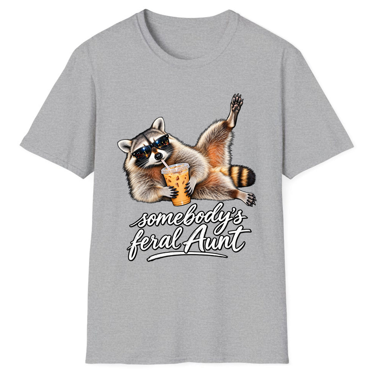 Somebody's Feral Aunt Classic Tee - Sport Grey