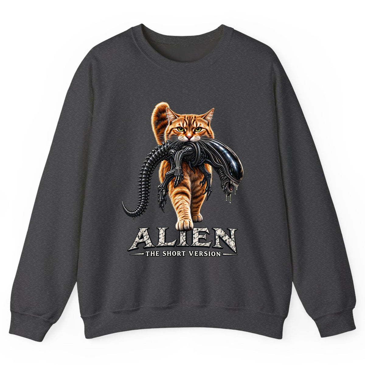 Alien The Short Version Crewneck Sweatshirt - Dark Heather