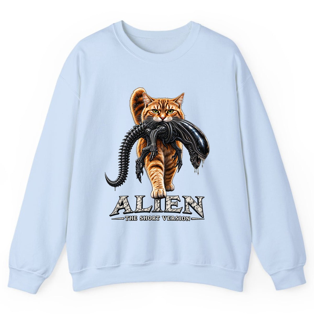 Alien The Short Version Crewneck Sweatshirt - Light Blue