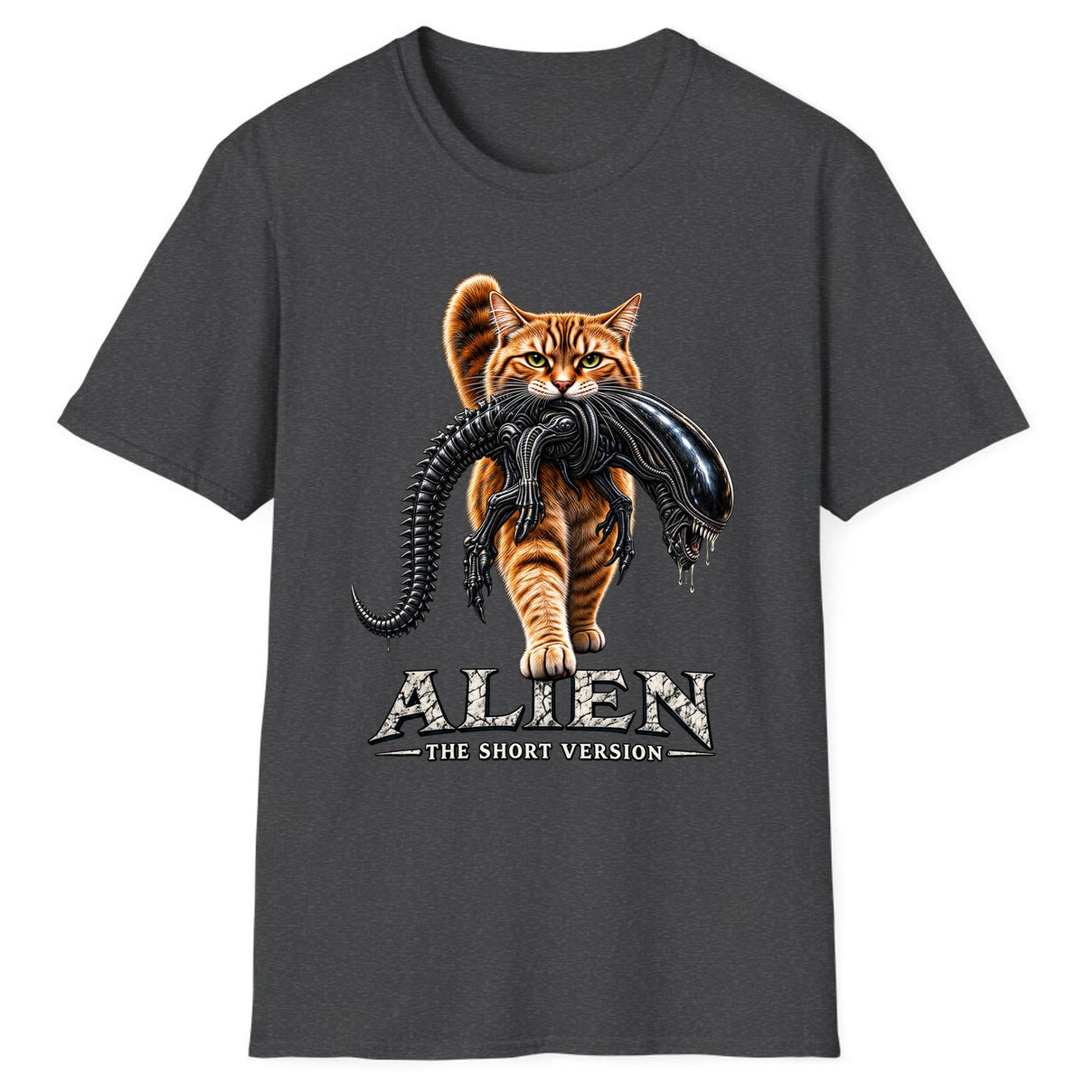 Alien The Short Version Classic Tee - Dark Heather