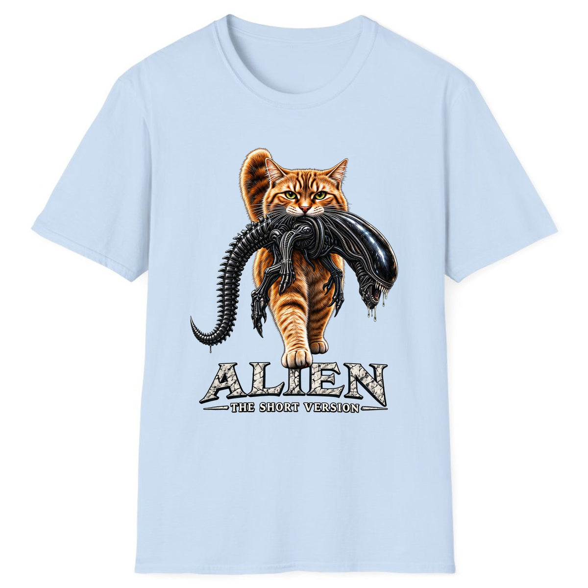 Alien The Short Version Classic Tee - Light Blue