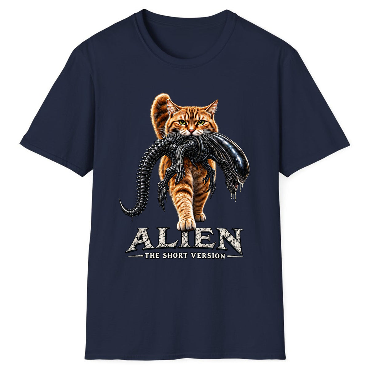 Alien The Short Version Classic Tee - Navy