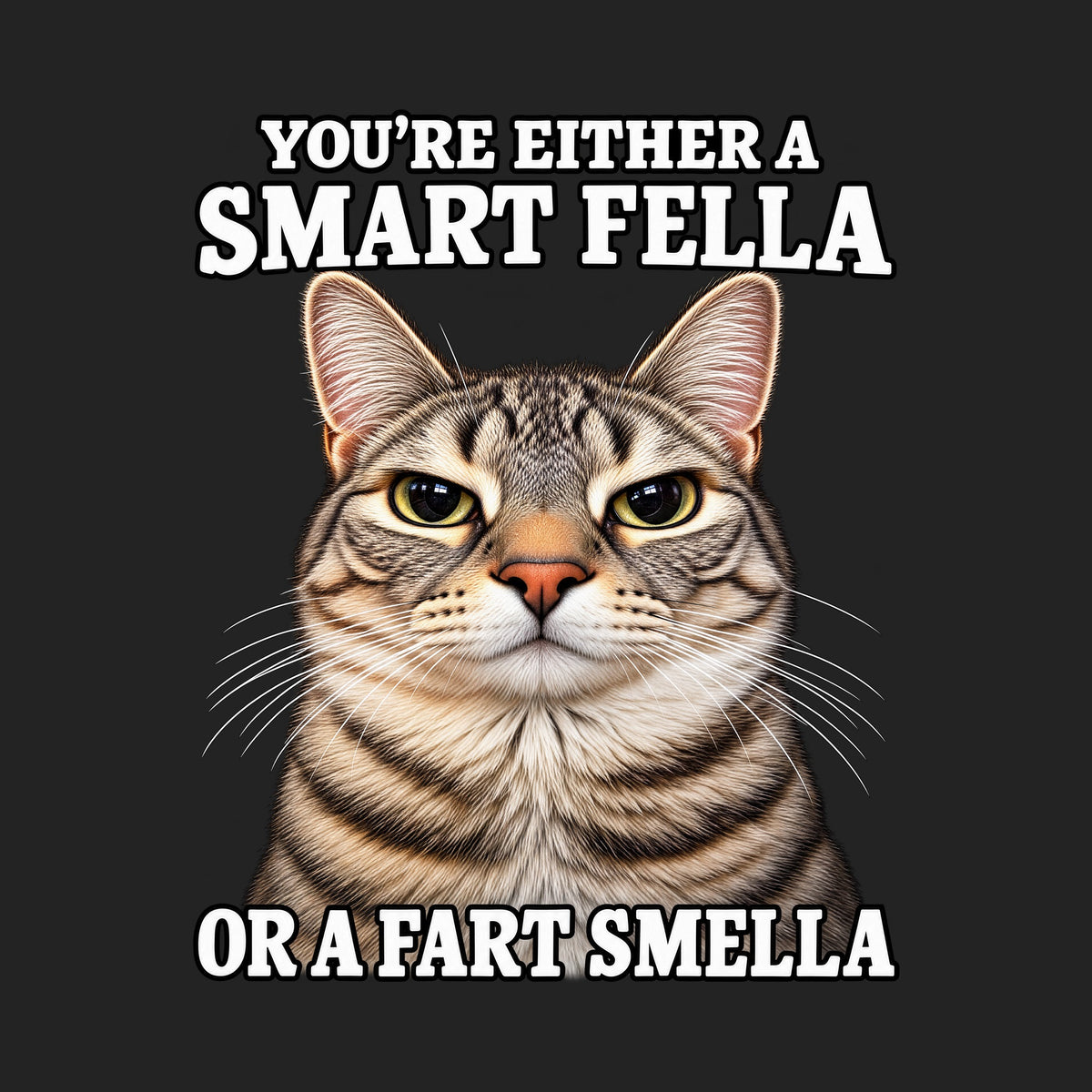 Smart Fella Fart Smella Cat