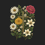 Floral Cross Garden Faith