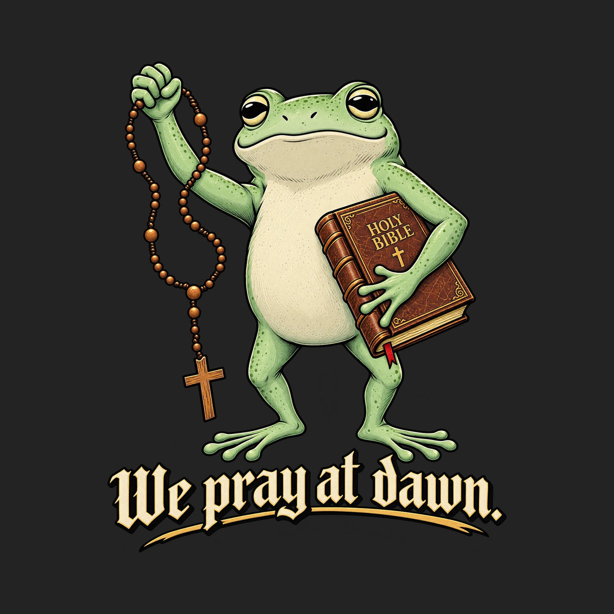 We Pray at Dawn Frog
