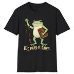 We Pray at Dawn Frog Classic Tee - Black