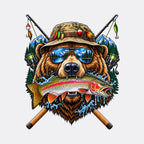 Bear Fishing Trout Mountain Lake