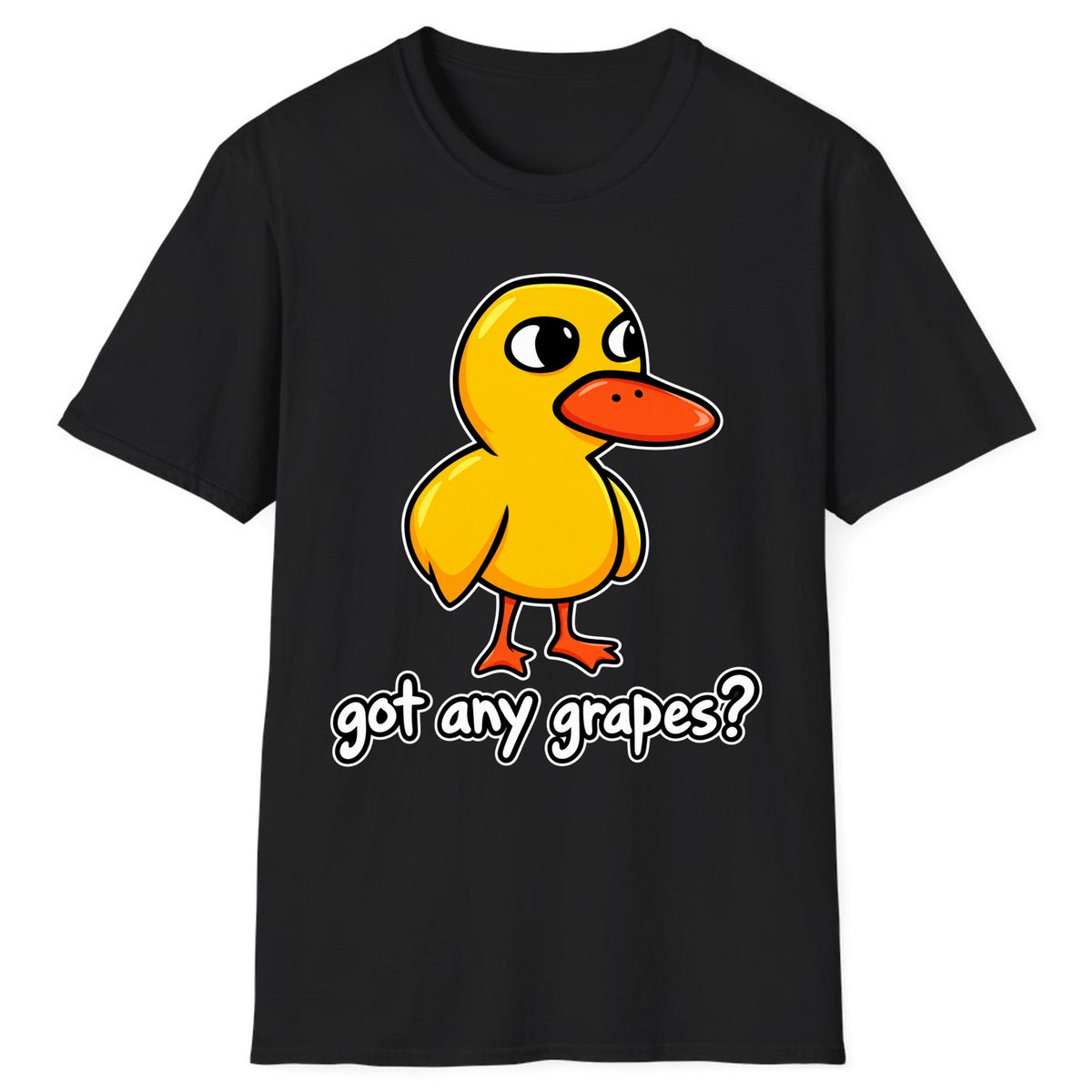 Got Any Grapes Duck Meme Classic Tee - Black