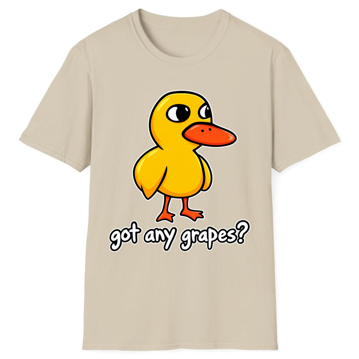 Got Any Grapes Duck Meme Classic Tee - Sand
