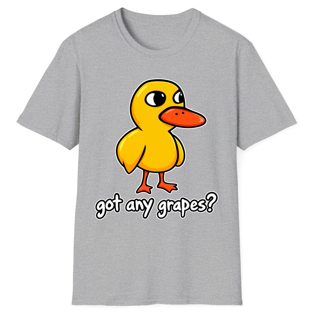 Got Any Grapes Duck Meme Classic Tee - Sport Grey