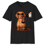 Cool Dog Wine Hour Classic Tee - Black