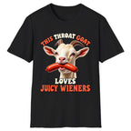 This Throat Goat Loves Juicy Wieners Classic Tee - Black