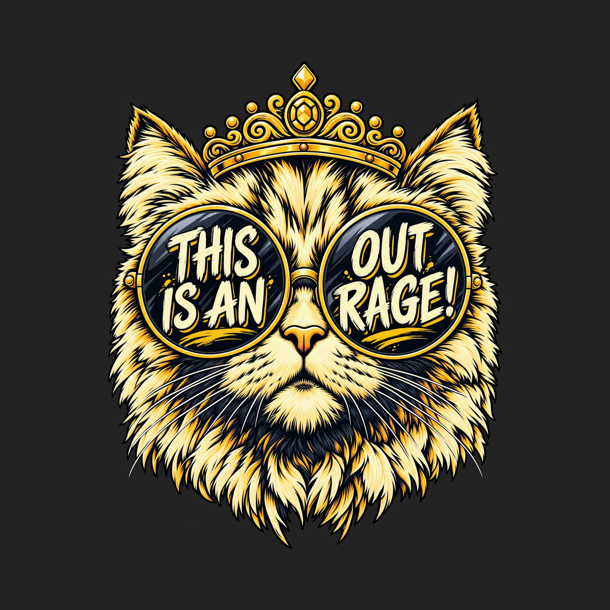 This Is An Outrage Cat