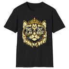 This Is An Outrage Cat Classic Tee - Black