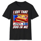 I Got That Dog In Me Hot Dog Combo Classic Tee - Black