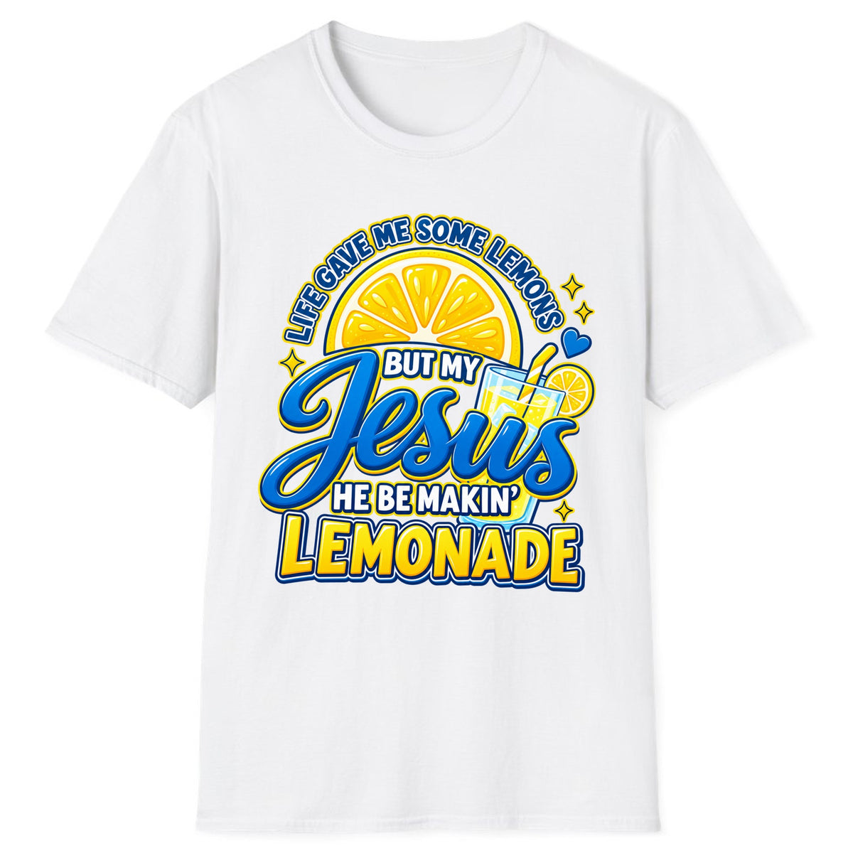 Jesus Be Makin' Lemonade Classic Tee - White