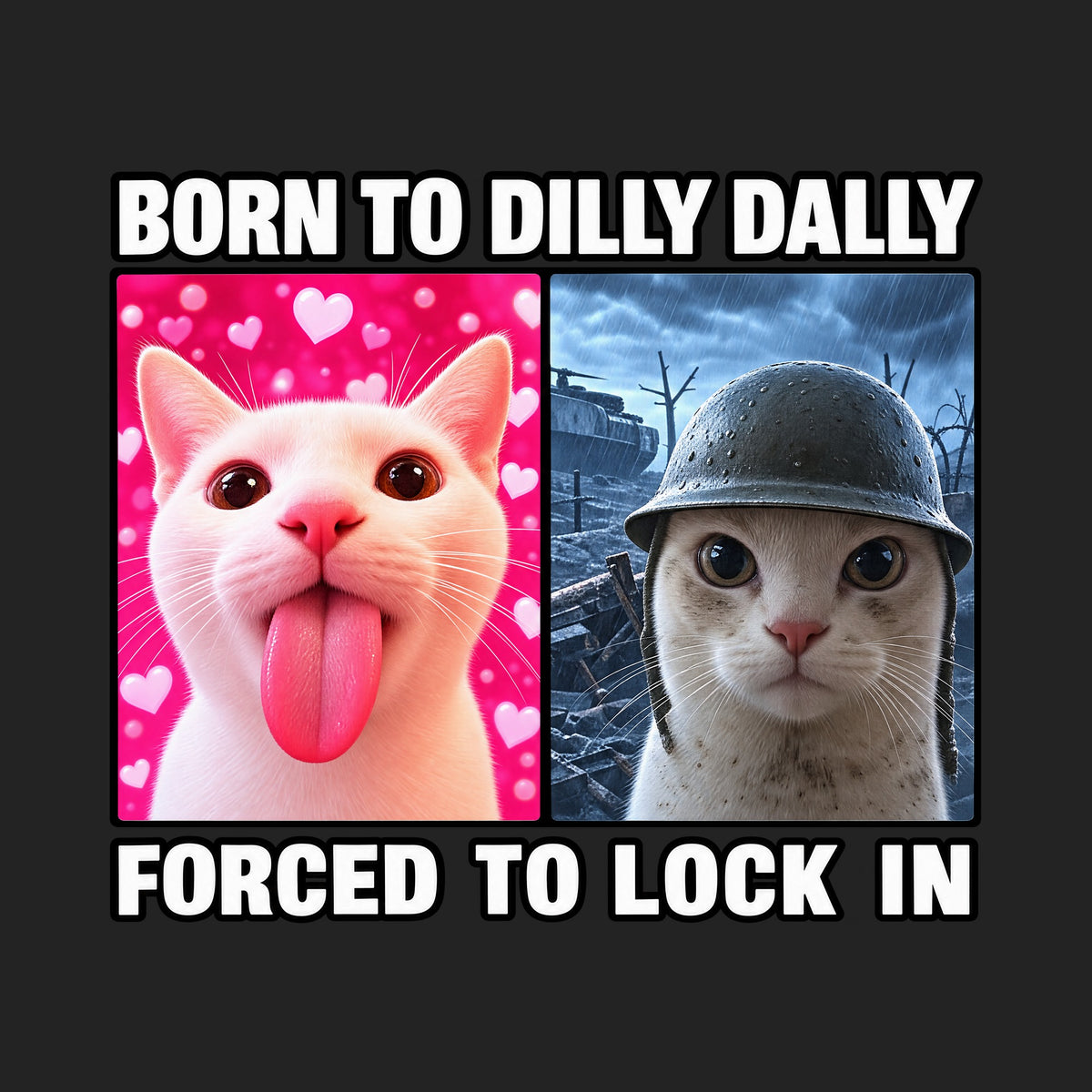 Born to Dilly Dally Forced to Lock In