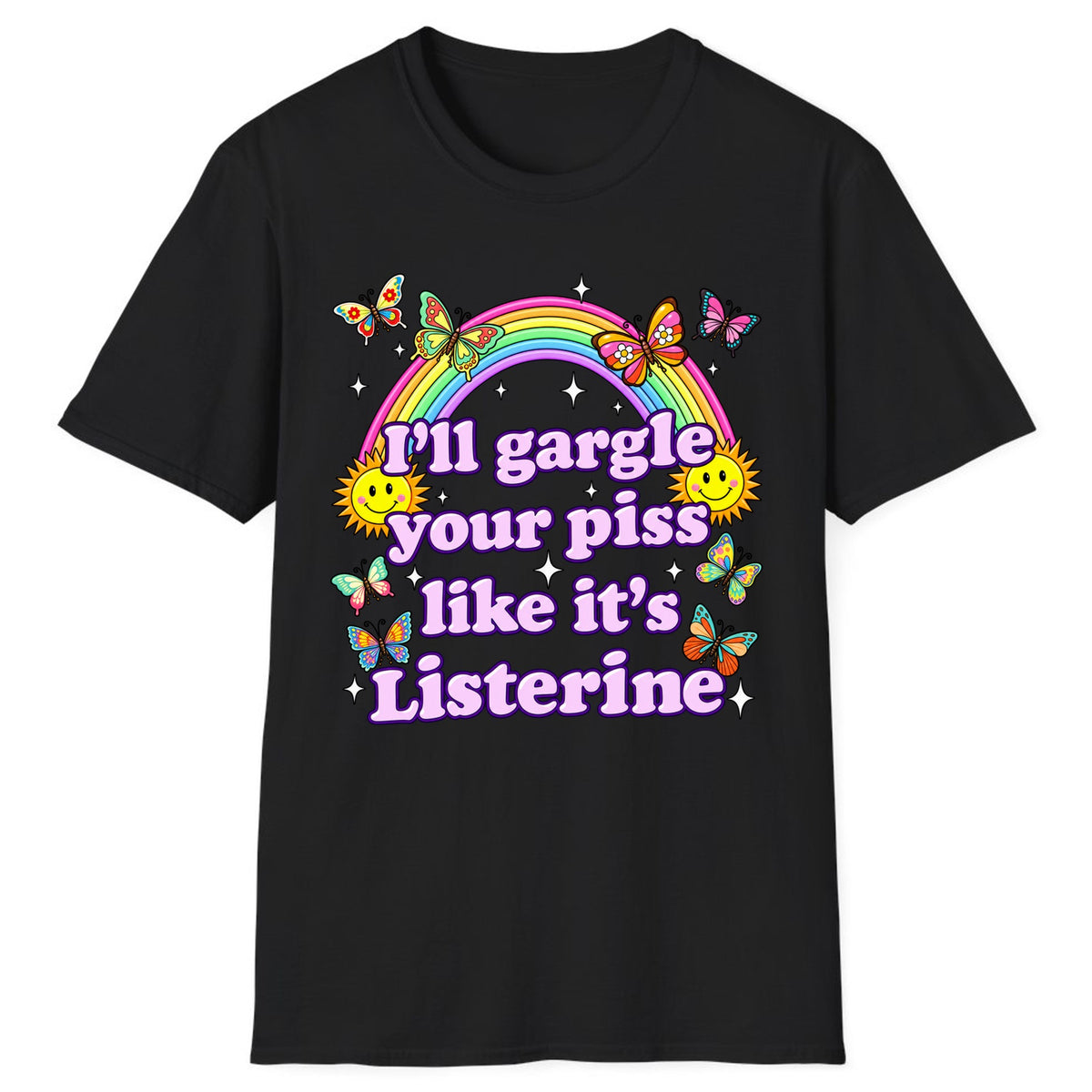 I'll Gargle Your Piss Like It's Listerine Classic Tee - Black