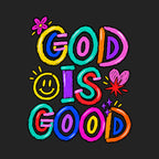 God Is Good Colorful Doodle Faith