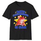 Rats Spelled Backwards Is Star Classic Tee - Black