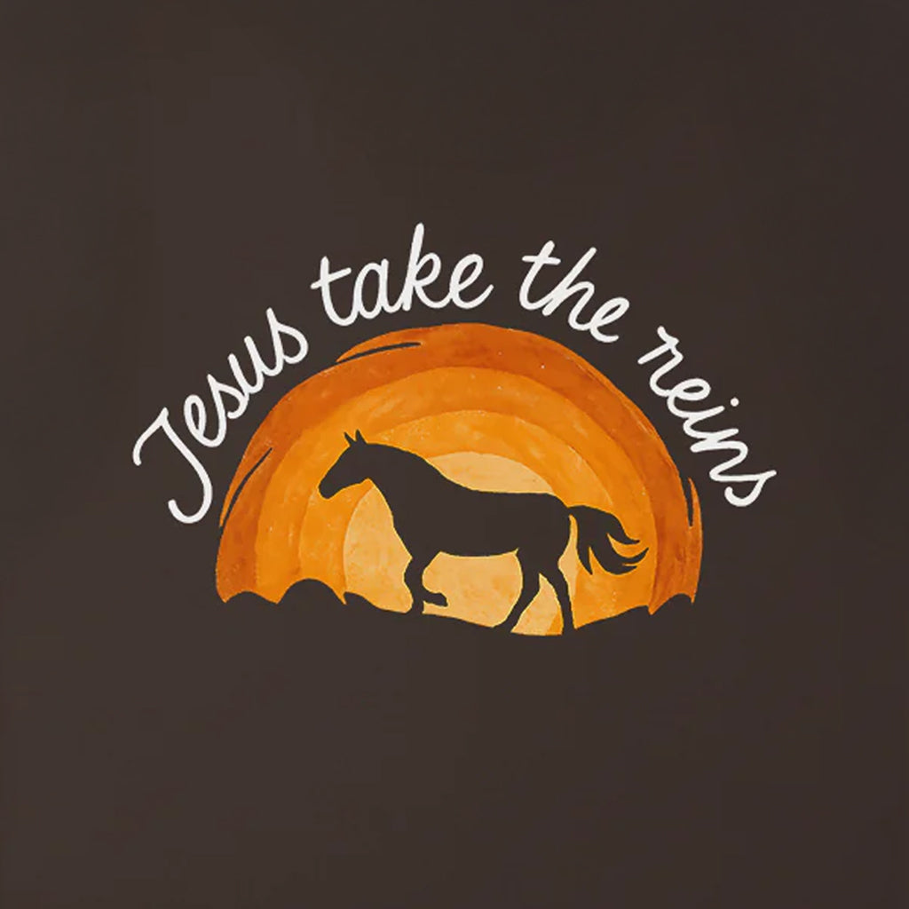 Jesus Take The Reins Christian Horse Lover Faith T-Shirt