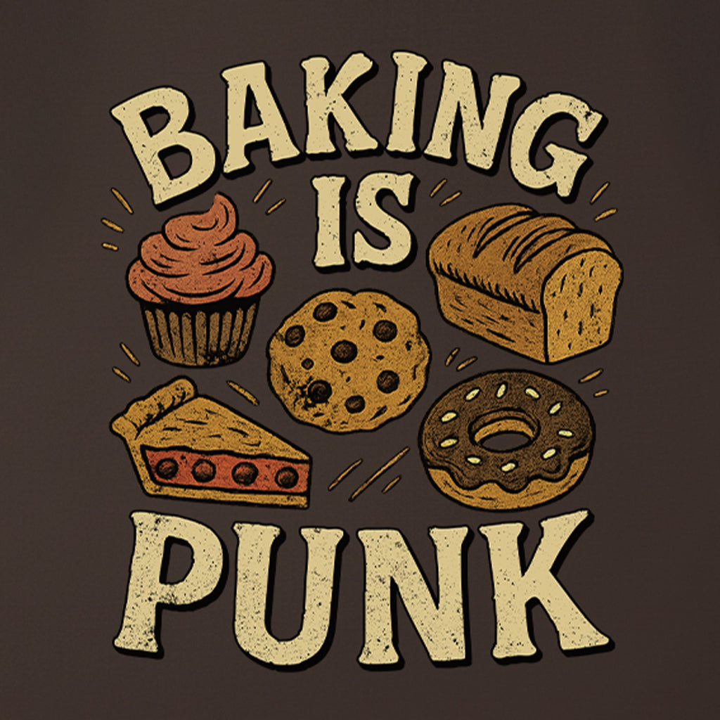 Baking Is Punk Funny Baker T-Shirt