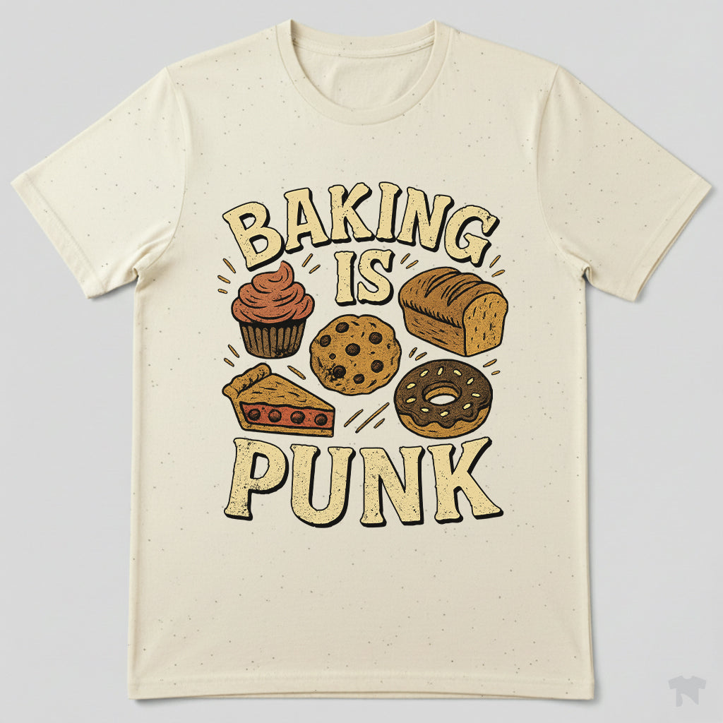 Baking Is Punk Funny Baker T-Shirt