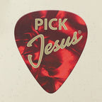Pick Jesus Guitar Pick Christian Musician T-Shirt