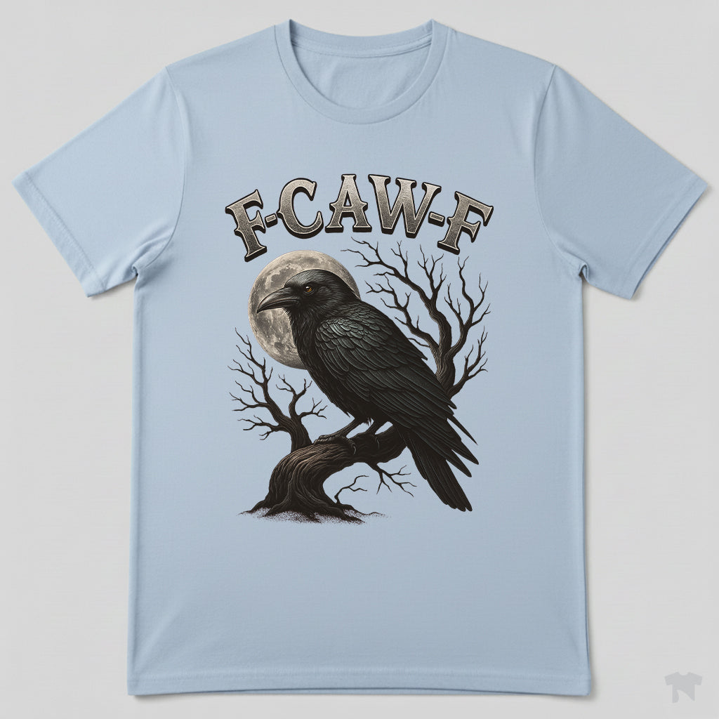 F-CAW-F Crow Moon Branch Sassy Bird T-Shirt