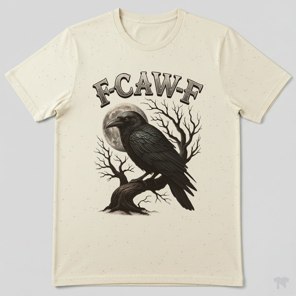 F-CAW-F Crow Moon Branch Sassy Bird T-Shirt