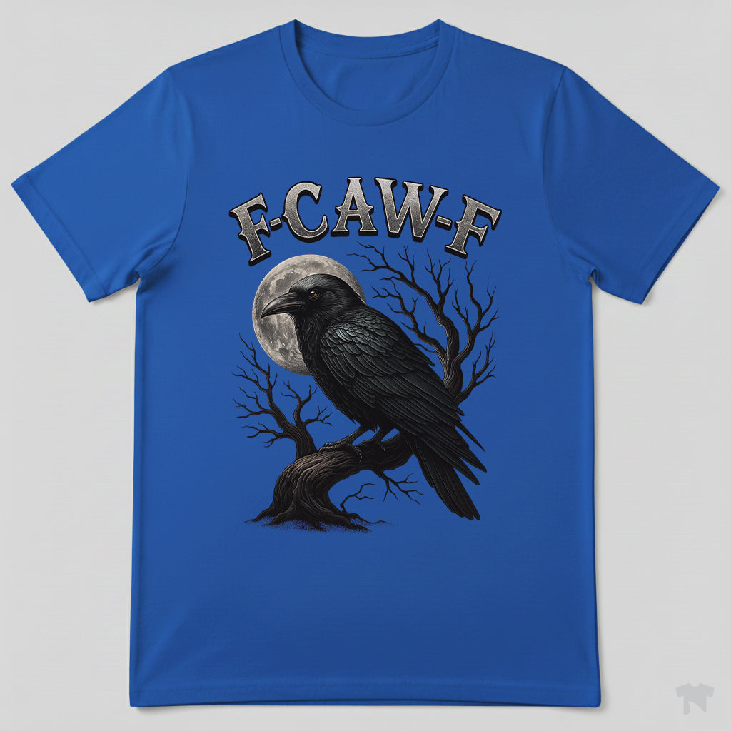 F-CAW-F Crow Moon Branch Sassy Bird T-Shirt