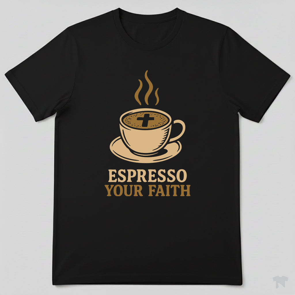 Espresso Your Faith Christian Coffee T-Shirt