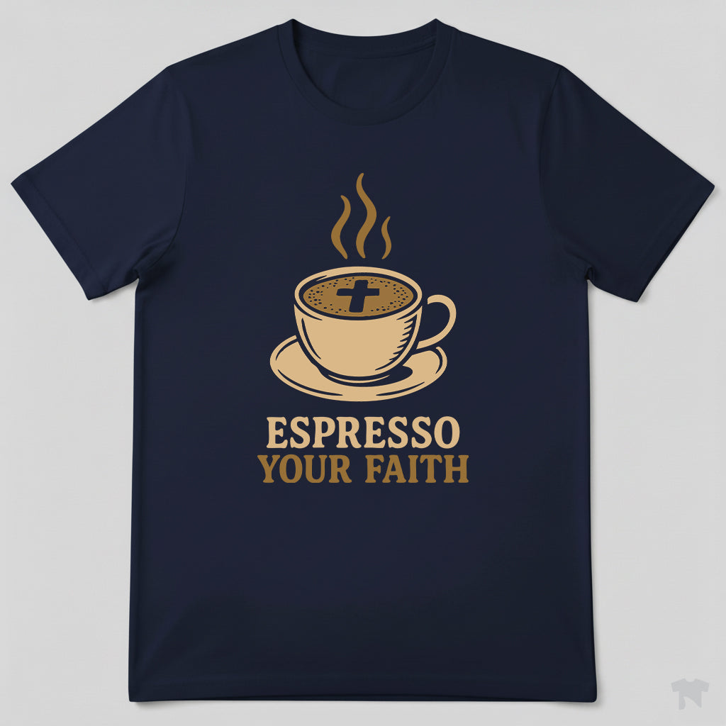 Espresso Your Faith Christian Coffee T-Shirt
