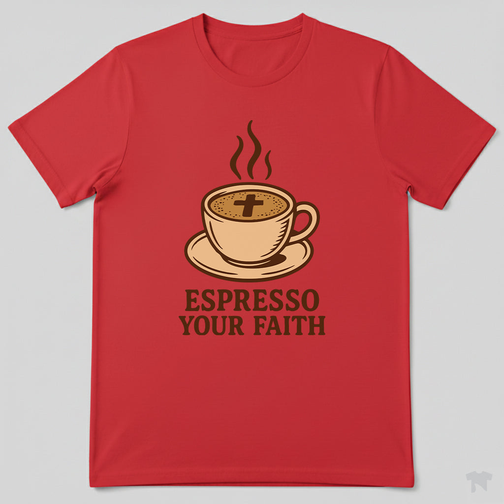 Espresso Your Faith Christian Coffee T-Shirt