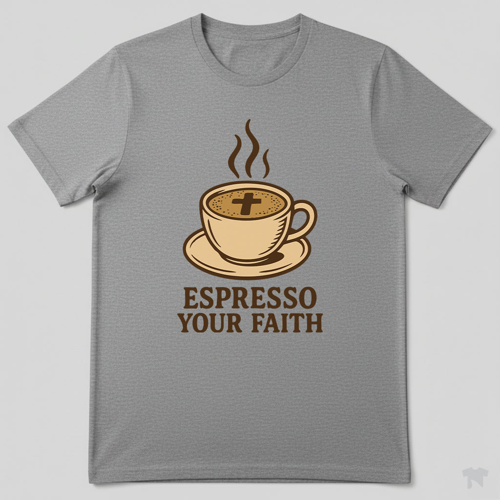 Espresso Your Faith Christian Coffee T-Shirt